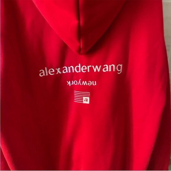 Alexander Wang Bold Red Hoodie - Picture 5 of 5